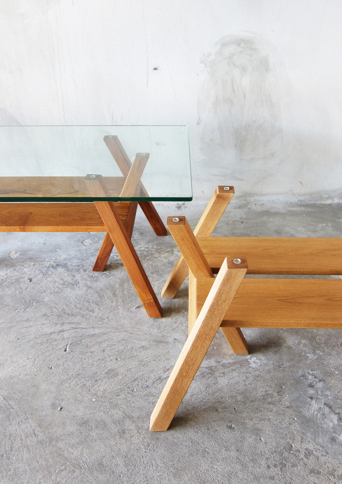 CROSS COFFEE TABLE by TAKE HOME DESIGN at