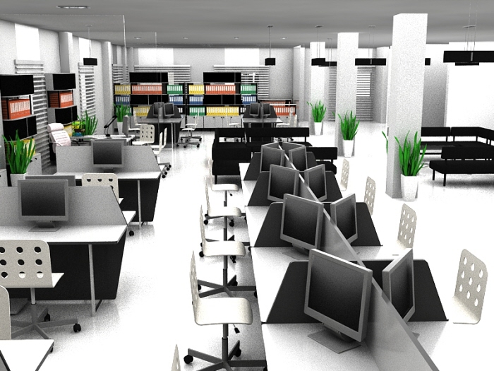 Basic Office Interior Design / Planning by Muhammad Ovais at Coroflot.com