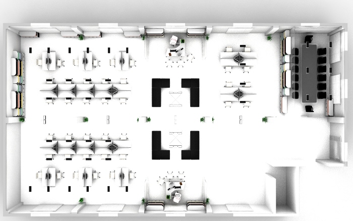 Basic Office Interior Design / Planning by Muhammad Ovais at Coroflot.com