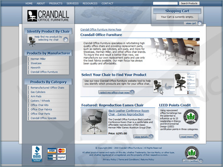 DC Design Client Website Examples by David Crandall at Coroflot.com