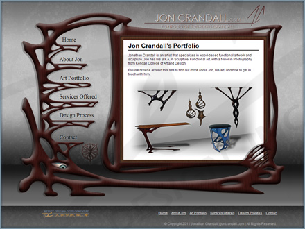 DC Design Client Website Examples by David Crandall at Coroflot.com