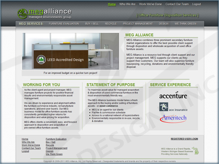 DC Design Client Website Examples by David Crandall at Coroflot.com