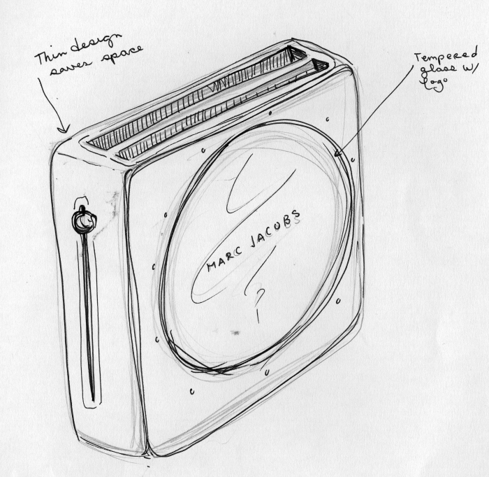 Marc Jacobs Inspired Toaster Prototype by Lisa Huish at
