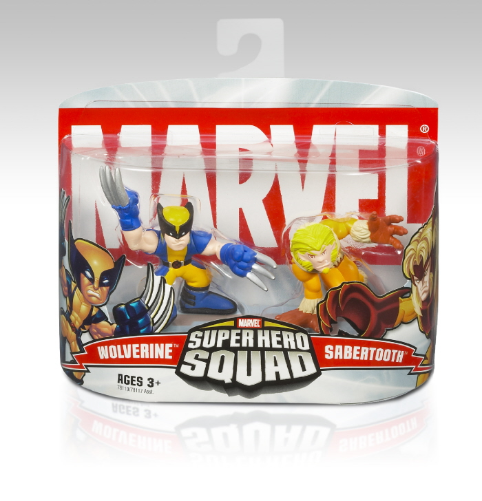 Marvel Super Hero Squad Logo Design, Branding, Package Design by