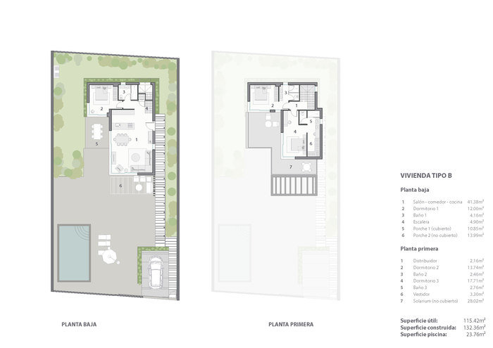 Floor plan rendering 41 by Alberto Talens Fernández at Coroflot.com