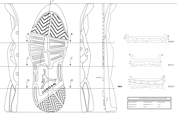 Outsole Drafting by Joey Benshetrit at Coroflot.com