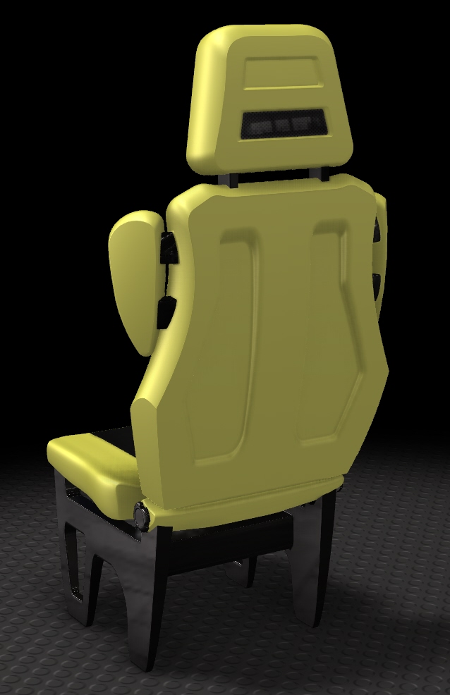 Humvee Inspired Chair by Shaun Jones at Coroflot.com