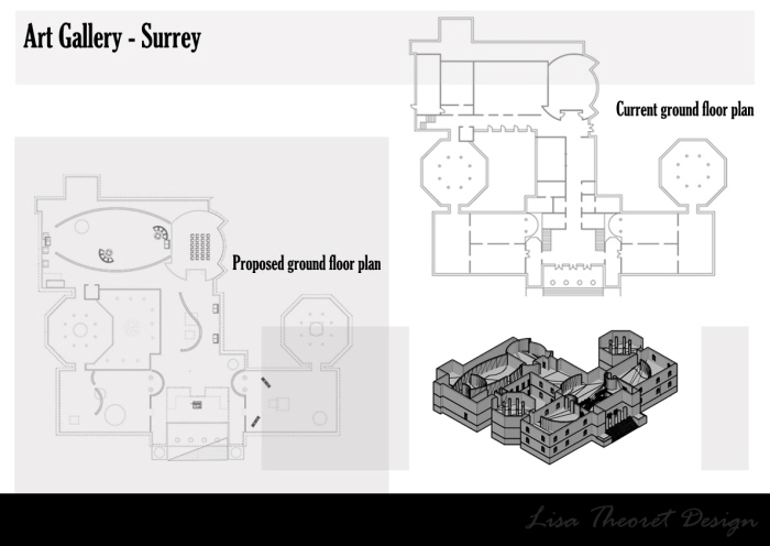 Gallery Redevelopment - Surrey by Lisa Theoret at Coroflot.com
