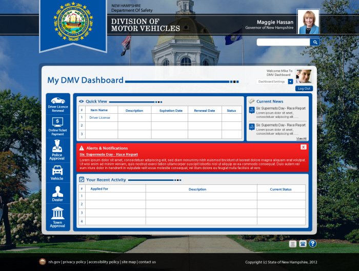  Design New Hampshire DMV by Tanveer Hassan at