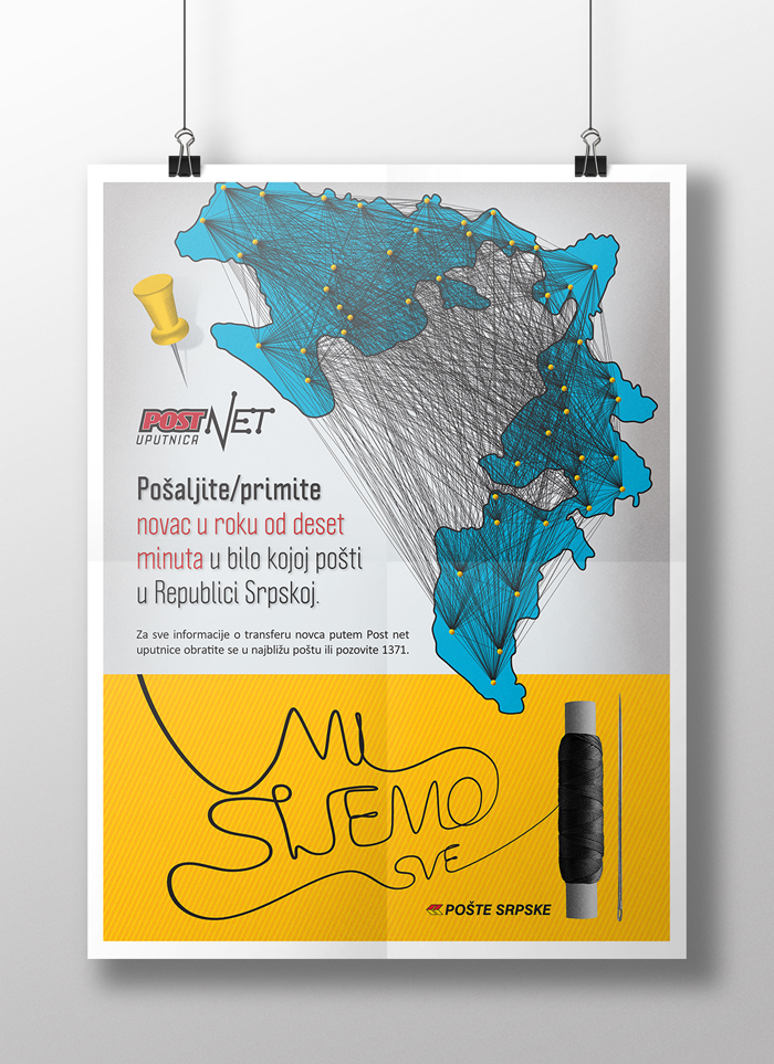 Poste Srpske National postal operator by Nebojsa Djumic at