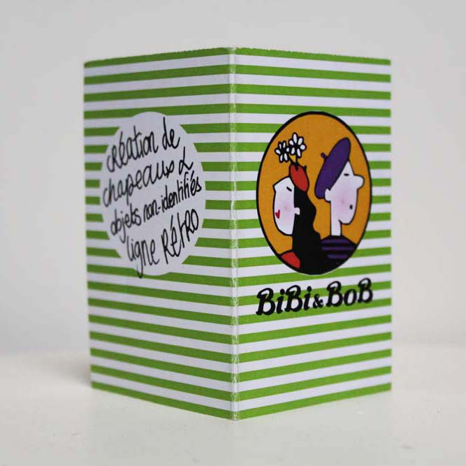 Bibi Bob visual identity and docs by Charlotte Carbonare at Coroflot.com