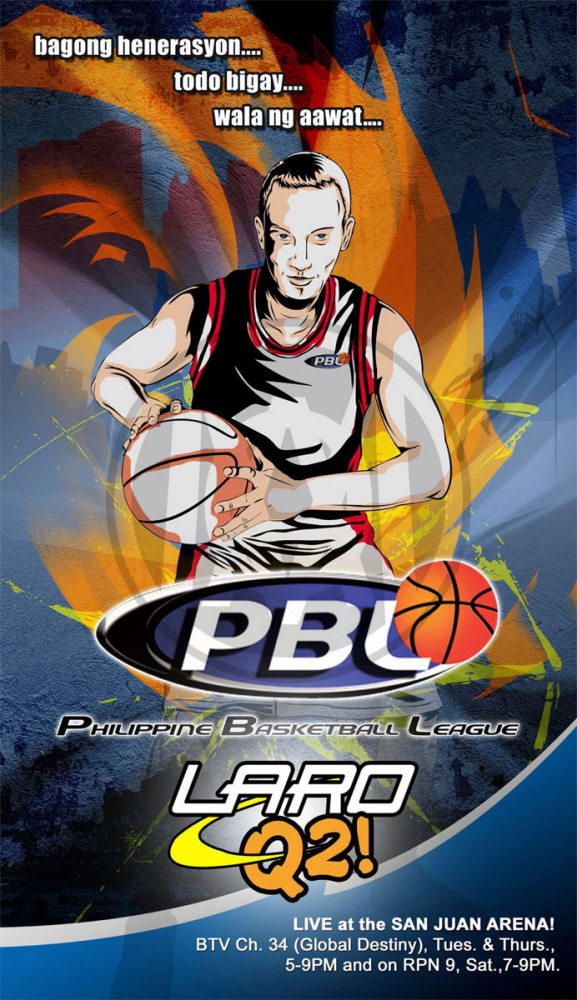 Philippine Basketball League by Mikhail Ortiz at