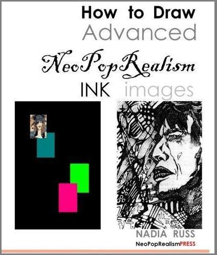 Neopoprealism Instructional series of books teaching how to draw NeoPopRealism ink ...