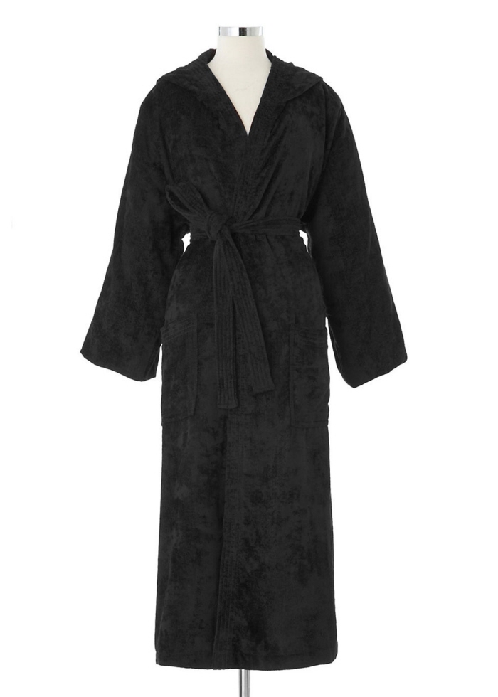 Hooded Bathrobe by Amanda Lu at