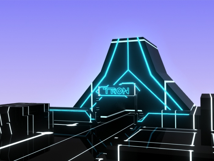 TRON Legacy Roller Coaster by Nancy Chen at