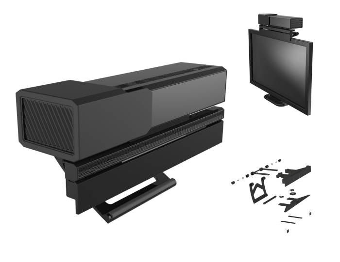 Xbox One Kinect Mount and Privacy Cover by Dennis Foster at