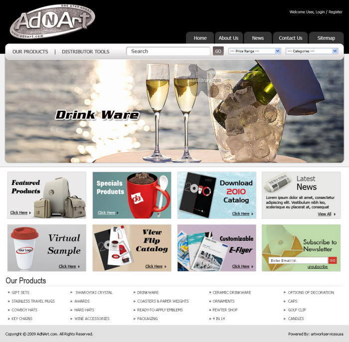 Website Design by Akhil Verma at Coroflot.com
