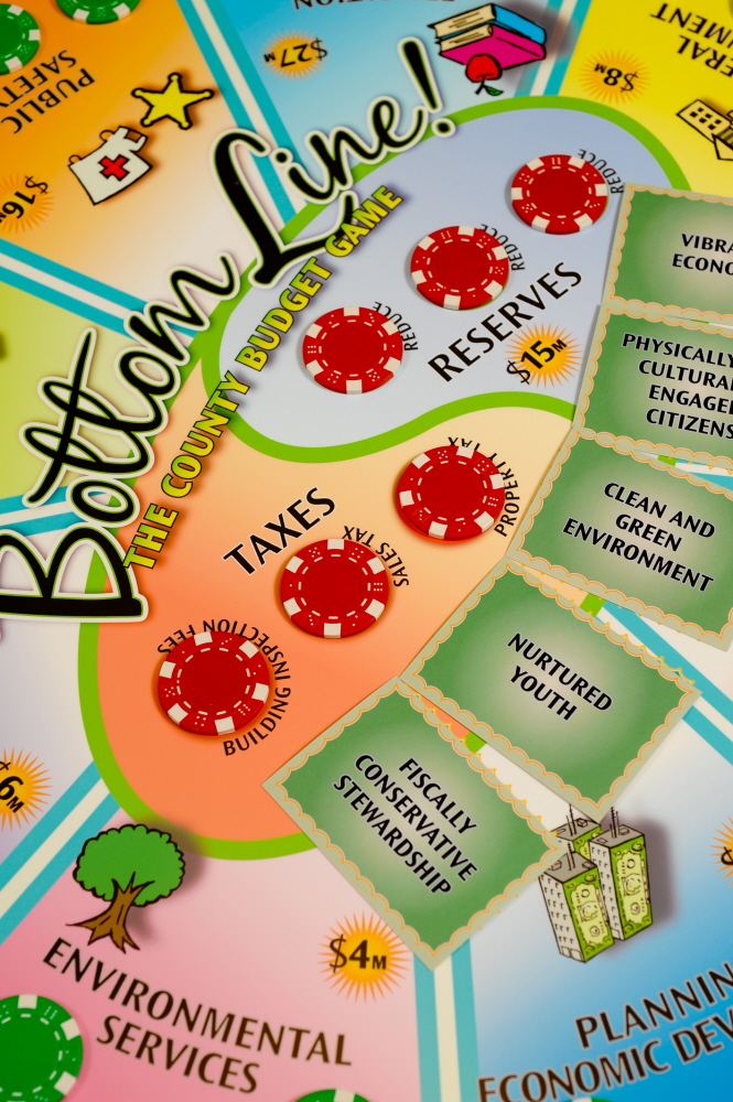 Budget Games for the School of Government by Robby Poore at