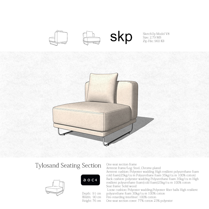 SketchUp Furnitures by Allan Casas at
