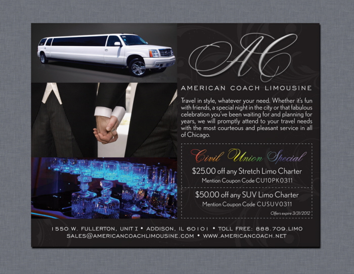 American Coach Limo Ad by Kimberly Pry at