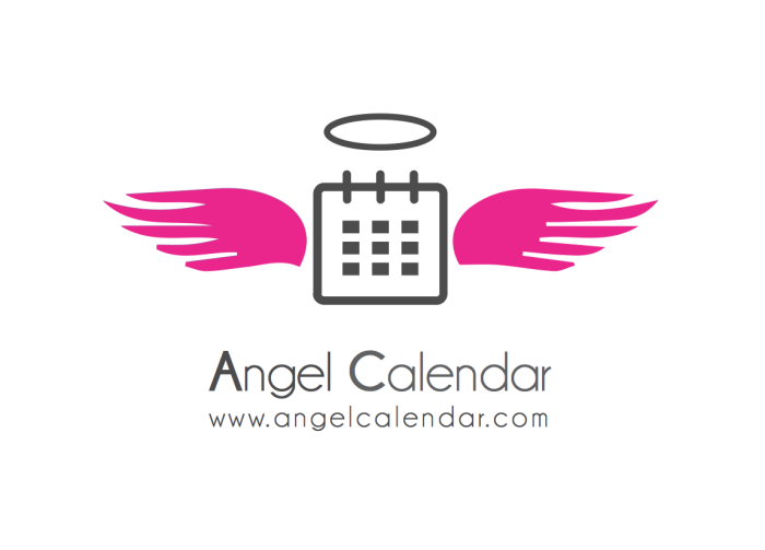 Angel Calendar Logo Design by Kash Habib at Coroflot.com