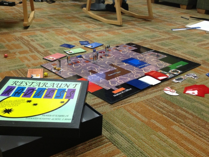 "Restaurant Madness" (board game) by Michael Stewart at