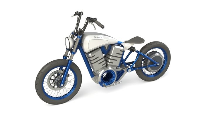 Electric motorcycle design. Street 