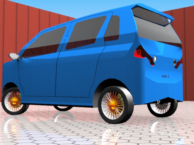 Wagon R SketchUp Model by Chetan Yadav at Coroflot.com