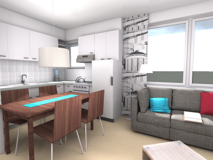 Mr. K.M apartment interior design by Sofia Grönfors at