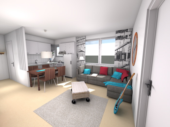 Mr. K.M apartment interior design by Sofia Grönfors at