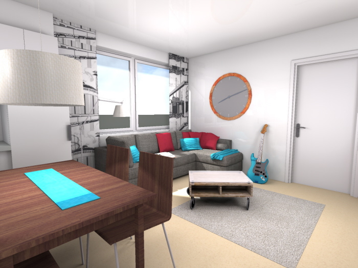 Mr. K.M apartment interior design by Sofia Grönfors at