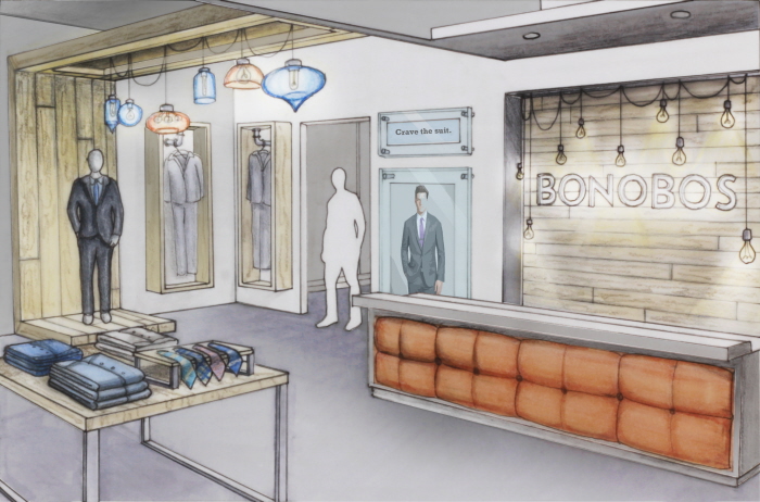 Bonobos Retail Design by Kate Hespenheide at Coroflot.com