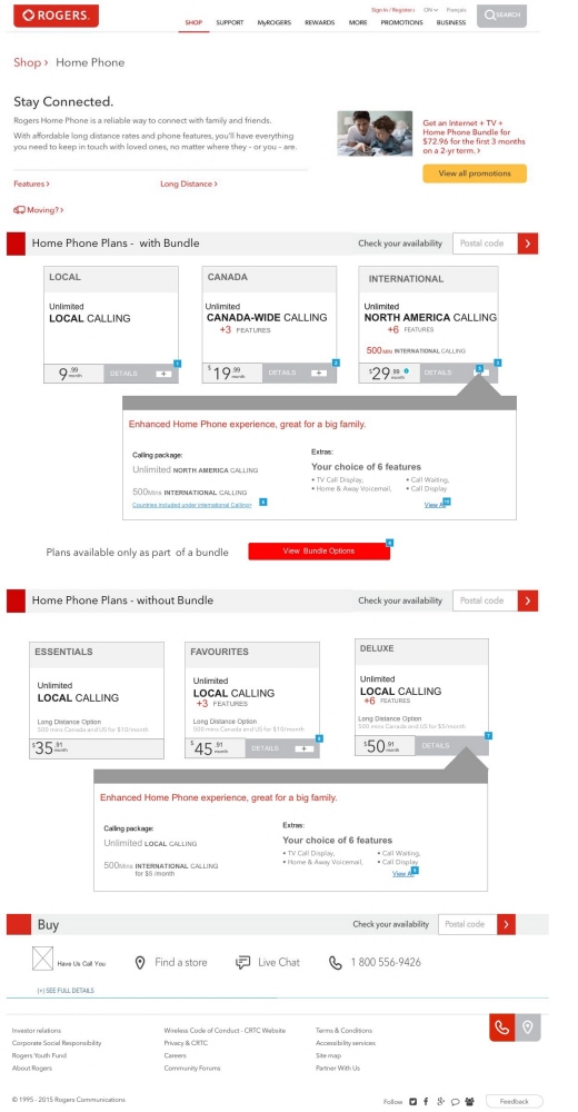 Rogers Home Phone Redesign by Glenn Teneycke at