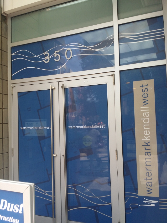 Watermarked Window Kendall watermark - perforated window graphics by Max Lavelle at ...