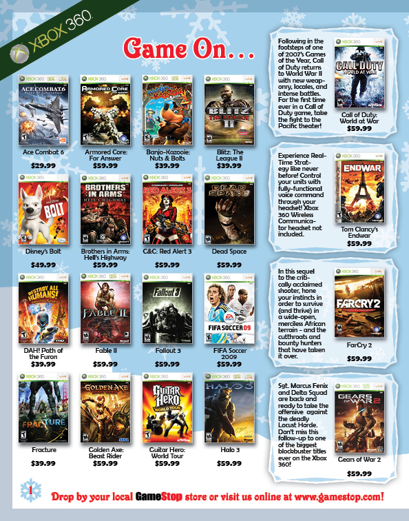 Mock GameStop Catalog by Dan Skebo at