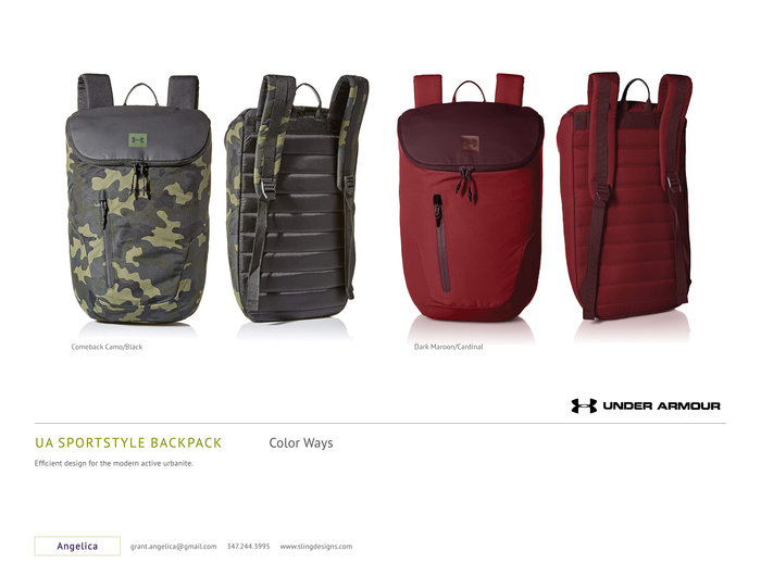 Under Armour, Sportstyle Backpack by Angelica Grant at