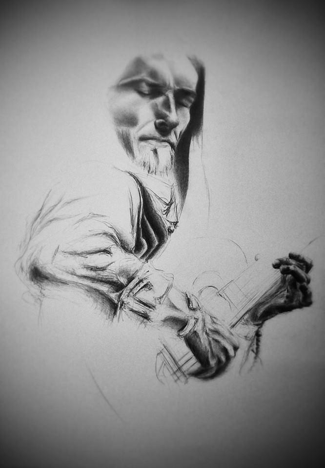 Drawing Musicians 2014 by Katarzyna Jablonska at