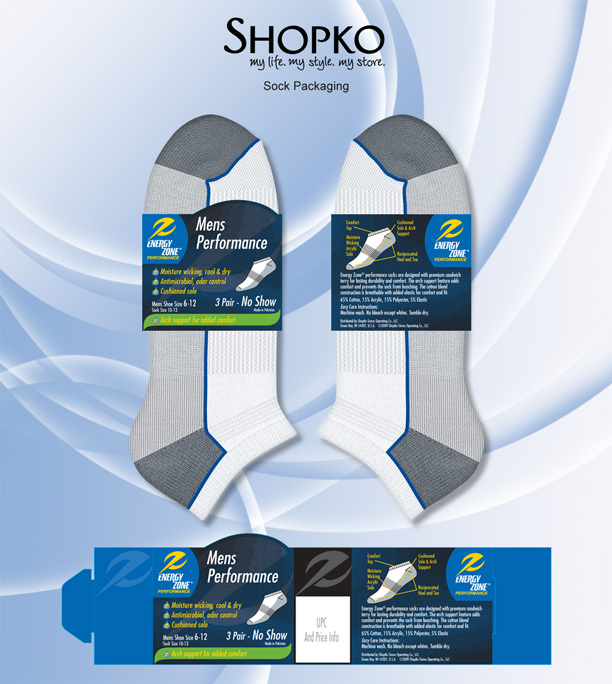 Sock Packaging & Hang Tags by Michael Grogan at