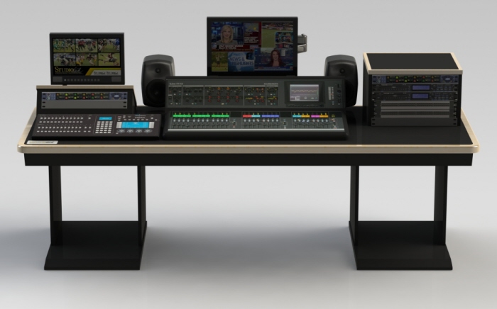 NATO Audio/Visual studio visualization by Istvan Mezei at Coroflot.com
