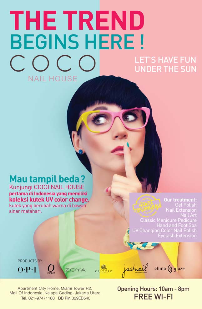 COCO Nail House Jakarta Nail School by Vicky Hambali Tedja at