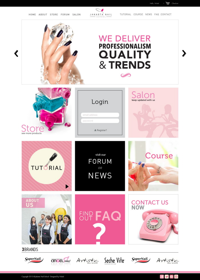 COCO Nail House Jakarta Nail School by Vicky Hambali Tedja at