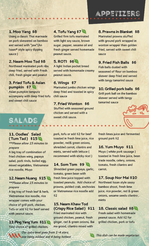 Oodles Noodles  & Menus by Lauren Perry at