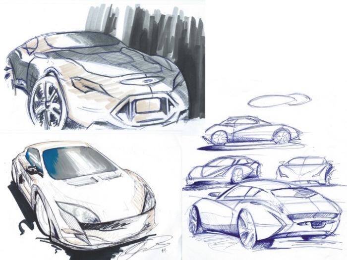 Automotive Marker Renders by Joshua Wadsworth at