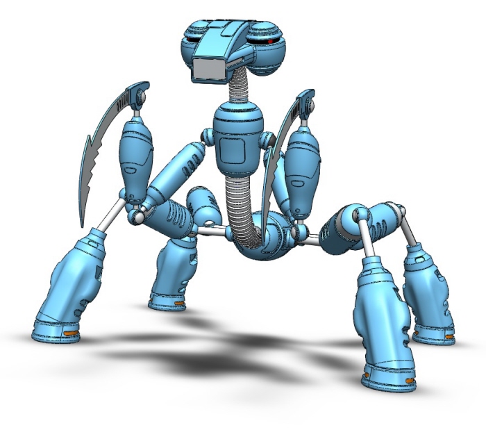 Robot Mantis by Joseph Rajakaruna at Coroflot.com