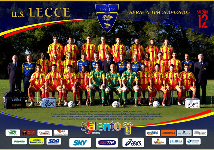 U.S Lecce Season Posters by Mario Contaldo at