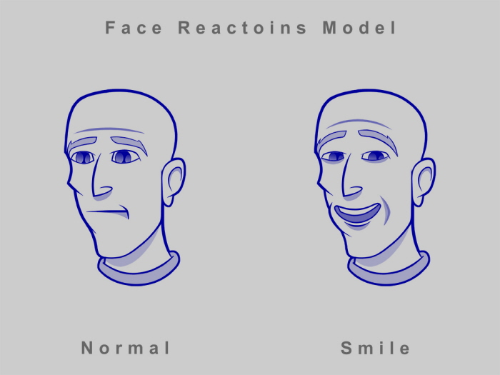 Face Reactions Model by mezo arts at