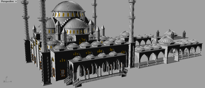 Mosque named after Akhmad Kadyrov by Vladimir Baroyan at Coroflot.com