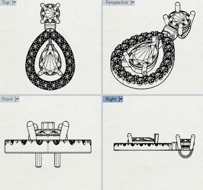 Jewelry CAD work 2014 by Patrick Fahy at