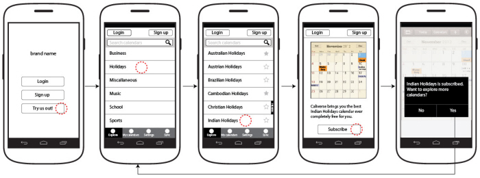Mobile Application Design by Harini Rao at Coroflot.com