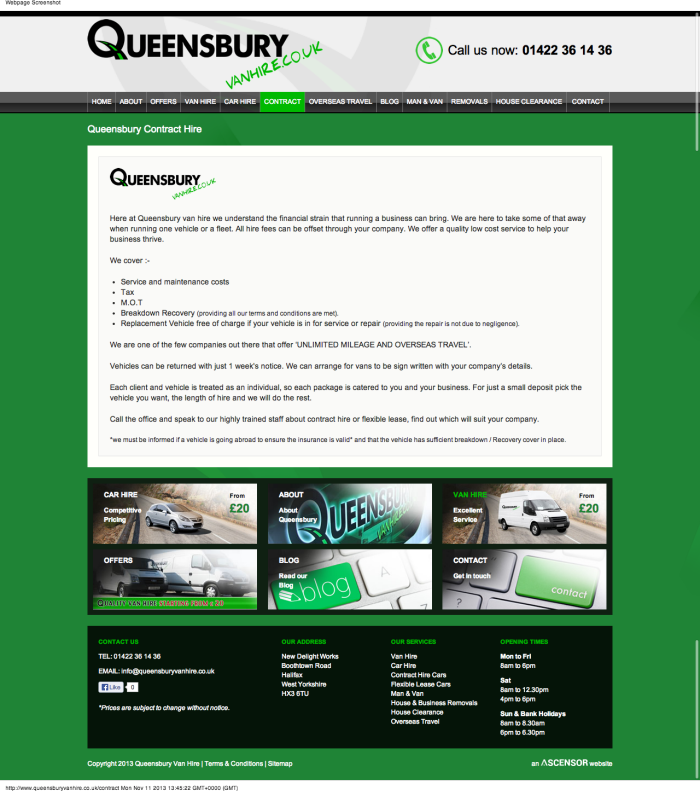 Queensbury Van Hire by Ben Henry at